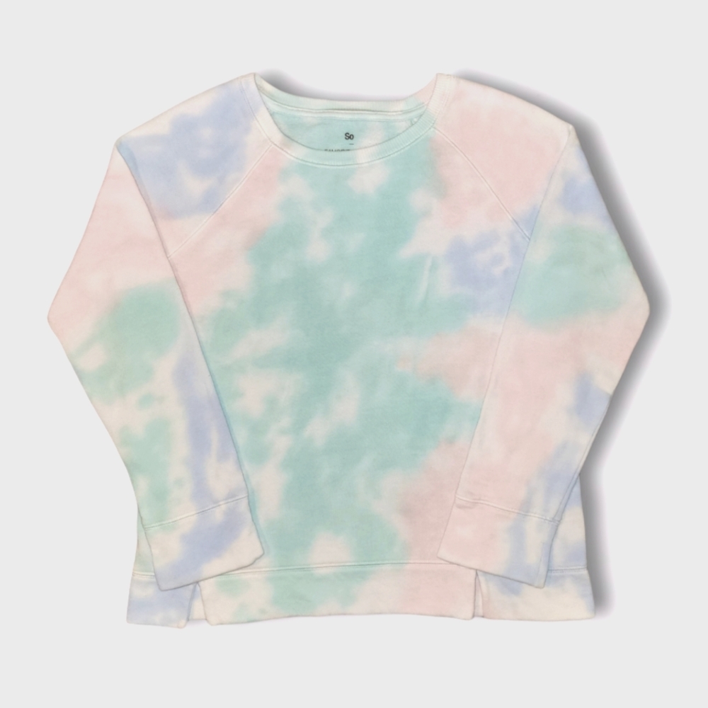 SO Tie-Dye Over Sized Sweatshirt Size 14